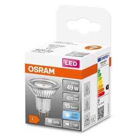 Spuldze Osram LED, Erimõõduline, balta, GU10, 6.5 W, 570 lm