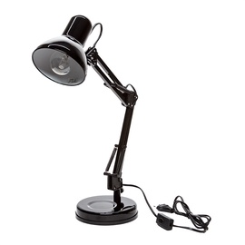 Galda lampa HD2429A 25W E27, melna