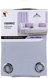 Tuckano Liquorice Curtain 140x250cm Light Gray