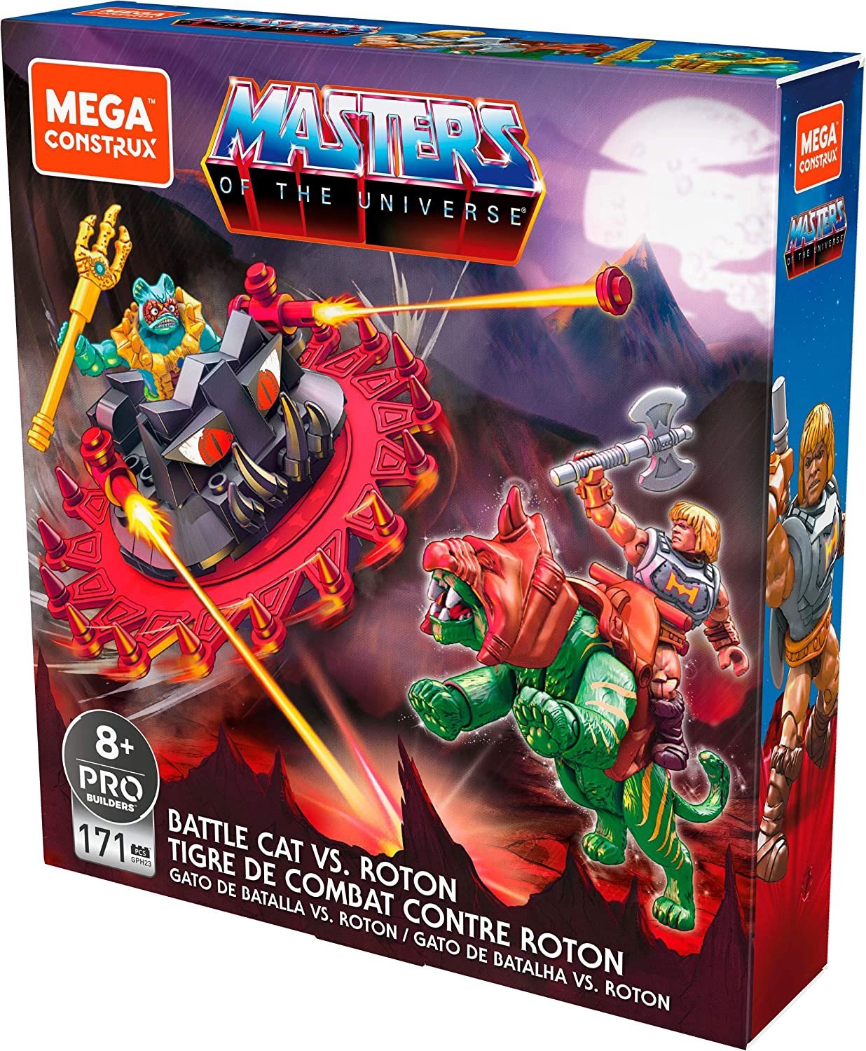 Konstruktors Mega Construx Master of the Universe Battle Cat Vs Roton