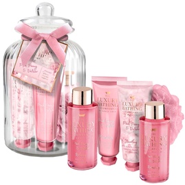 Grace Cole Feminine Florals Shower Gel 100ml + Bath Foam 100ml + Body Cream 50ml + Hand Cream 50ml + Sponge