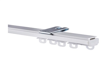 Sliede SN Double Curtain Rail U520 2.8m Silver