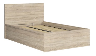 Black Red White Tetrix Bed B 120x200cm Sonoma Oak