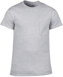 T-krekls Gildan, pelēka, kokvilna, M izmērs