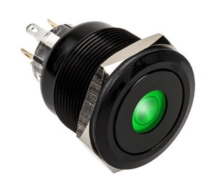 DimasTech Vandalismustaster Button Blackline Dot RGB 25mm