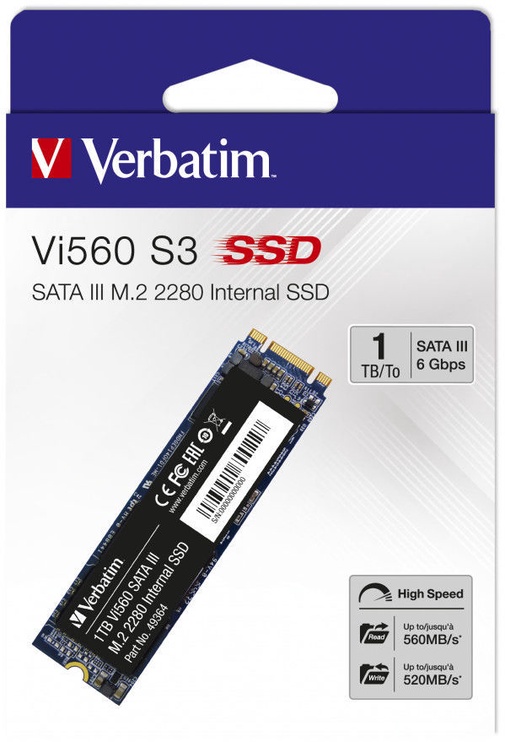 Kietasis diskas (SSD) Verbatim Vi560, M.2, 1 TB