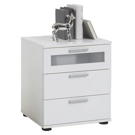 Ночной столик VLX Bedside Table 428734, белый, 38x45x53 см