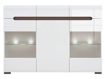 Black Red White Azteca Chest Of Drawers 41x150x104cm White