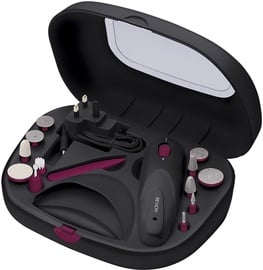 Электрический набор для маникюра и педикюра Revlon, черный/фиолетовый