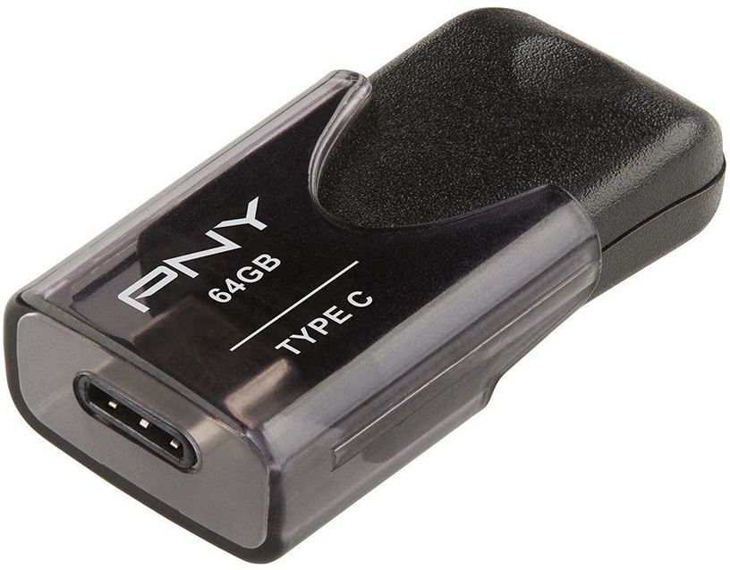 USB zibatmiņa PNY Elite, melna, 64 GB