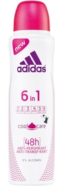 Moteriškas dezodorantas Adidas 6in1 Cool & Care Antiperspirant Spray, 150 ml