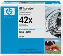 Lazerinio spausdintuvo kasetė HP LaserJet Q5942X BLACK