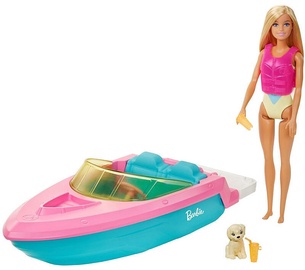 Lelle Mattel Doll And Boat GRG30, 29 cm