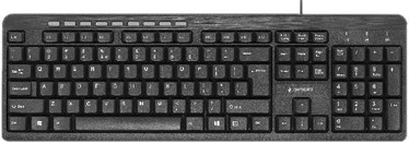 Klaviatūra Gembird Multimedia Keyboard Black EN/RUS