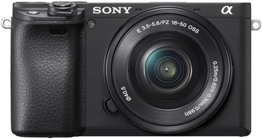 Süsteemne fotoaparaat Sony Alpha A6400 E-Mount Camera + PZ 16-50mm f/3.5-5.6 OSS Black