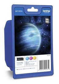 Brother LC1280XL Rainbow Pack Cyan/Yellow/Magenta