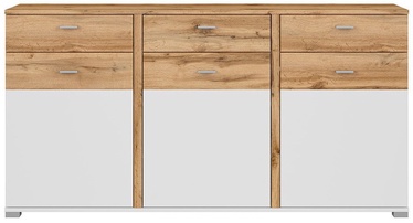 Komoda Black Red White Alamo Oak/White