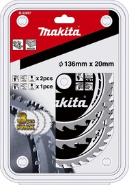 Makita Specialised Saw Blade Set 3pcs B-33897