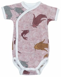 Lodger Empire Fish Short Sleeve Romper Nocture 68cm
