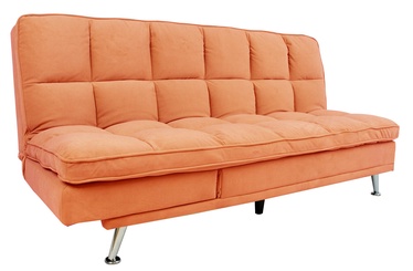 Dīvāngulta Home4you Monza 3-Seater, oranža, 189 x 95 x 98 cm