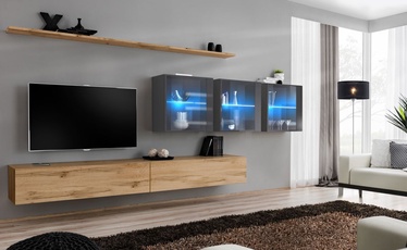 Комплект мебели для гостиной ASM Switch XVII Switch XVII, дубовый/серый/бежевый