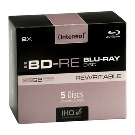 Intenso BD-RE 2X 25GB 5P Jewel Case