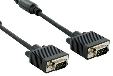4World Cable D-sub / D-sub Black 1.8m