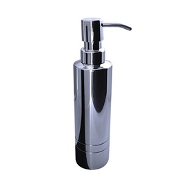 Дозатор для жидкого мыла Ridder London 2106500, черный/хромовый/нержавеющей стали, 0.5 л