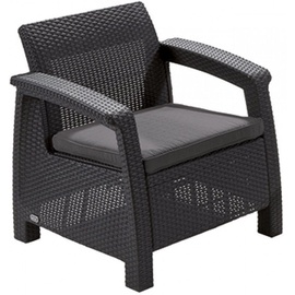 Садовый стул Keter Corfu, серый, 75 см x 70 см x 79 см