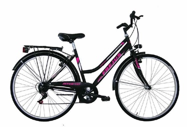 Dviratis Frejus, juodas/violetinis, 28"