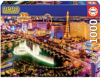 Pusle Educa Borras Las Vegas Neon 16761, 68 cm x 48 cm