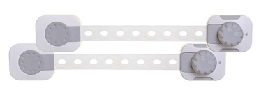 Универсальная защита Dreambaby Twist N Lock Multi-Purpose Latch, пластик, белый/серый, 2 шт.