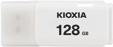 USB zibatmiņa Kioxia Hayabusa, balta, 128 GB