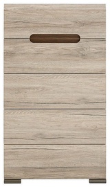 Black Red White Chest Of Drawers Azteca KOM5S/10/6 San Remo Oak