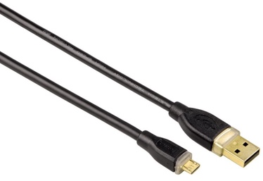 Hama Cable Micro USB to USB Black 0.75m