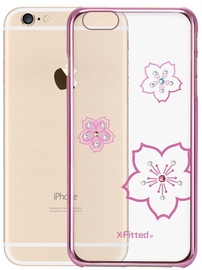 X-Fitted Blossoming Swarovski Crystals Back Case For Apple iPhone 6/6s Pink