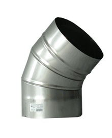 Kaminų alkūnė Wadex 115180000, Ø 180 mm x 45°