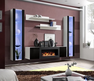 ASM Fly M2 Living Room Wall Unit Set Black/White