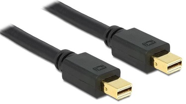 Delock Cable Displayport-mini / Displayport-mini Black 1m