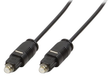Vads Logilink Toslink / Toslink, melna, 10 m