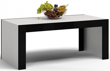 Kafijas galdiņš Top E Shop Deko D1, balta/melna, 1200x600x500 mm