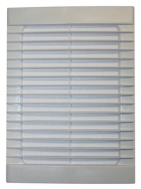 Ventilācijas reste Plaskanta 24x17,5cm, balta