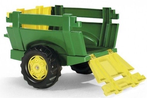 rolly john deere tractor and trailer