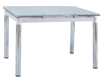 Pusdienu galds Signal Meble GD018 White, 1100 - 1700x740x750 mm