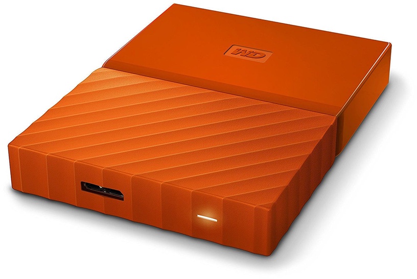 Kietasis diskas Western Digital My Passport, HDD, 1 TB, oranžinė