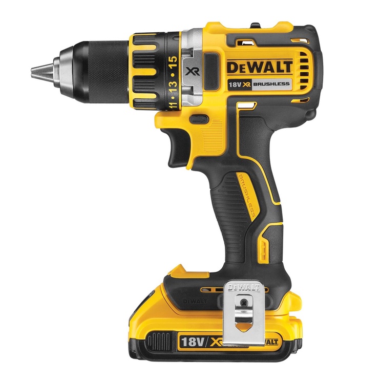 Puur koos akuga Dewalt DCD790D2-QW, 18 V, 2 Ah