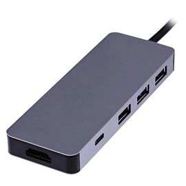 Адаптер iClick, HDMI/3 x USB/2 x USB-C