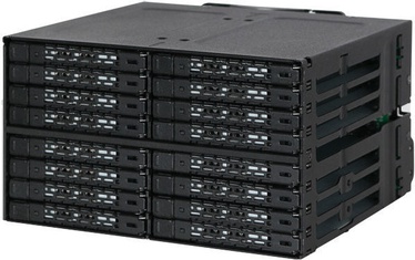 Icy Dock ToughArmor MB516SP-B 16x2.5” SAS / SATA Backplane Cage
