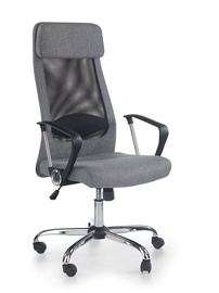 Biroja krēsls Zoom, 59 x 58 x 113 - 121 cm, melna/pelēka