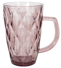 Home4you Coral Glass Mug 300ml Purple